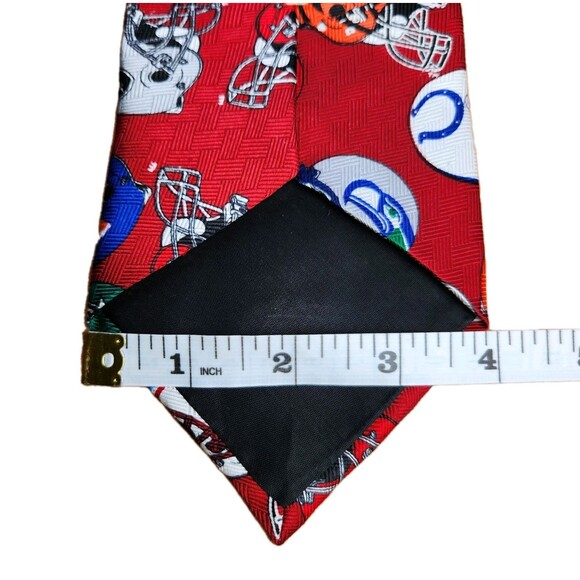 NFL Football Helmet Tie Mens Career Wear Business Silk Church Formal‎ Corpcore - Picture 6 of 7